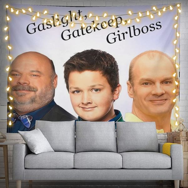 Sjov Meme Gobelin Gaslight Gatekeep Girlboss Gobeliner Vær