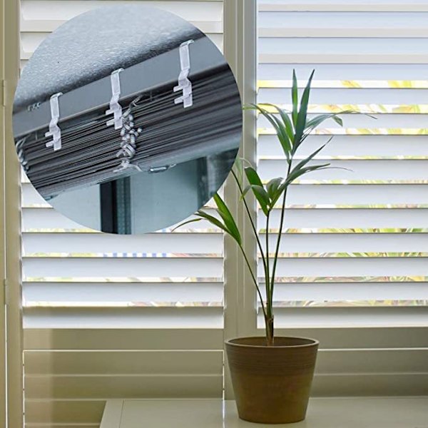 12 set 2,0 tum persiennlist trim gardin baffel hängare trim acce