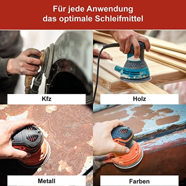 50 stycken 5 tum torrt grönt frostat papper │ 8 hål │ 125 mm │