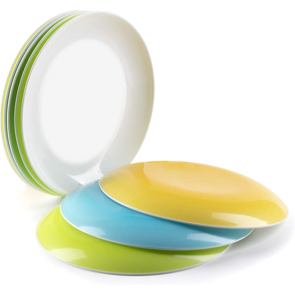 Plastik gjenbrukbar stiv dessertplate Campingfest 20cm Mikrobølgeovn