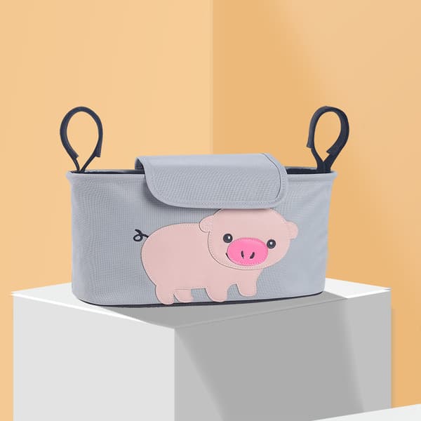 1 stk. (med låg - lyserød gris, ca. 32x14x17cm) Multifunktionel Bab