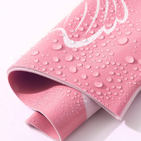 Rosa badehette for menn, badehette for barn, badehette for gutter, badehette for barn