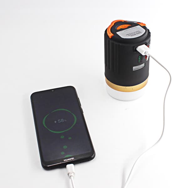 LED Camping Lanterne, Genopladelige Lys med Belysning, Backup P