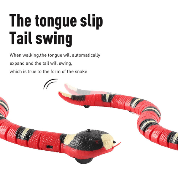 USB ladattava käärmelelu Smart Sensing Coral Snake Intellige
