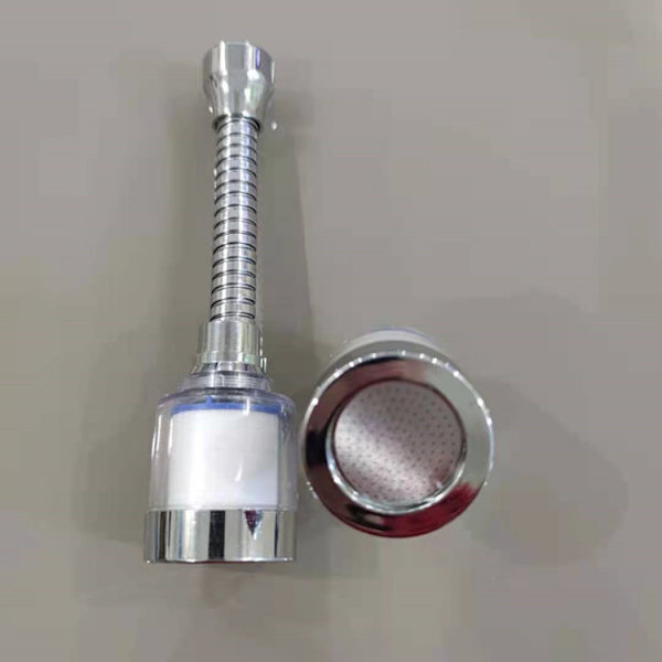 2PCS Kran Vannfilter, 360° Roterende Kranfilter, Kjøkken og Bad Kran Vannrenser, 3 Arbeidsmoduser