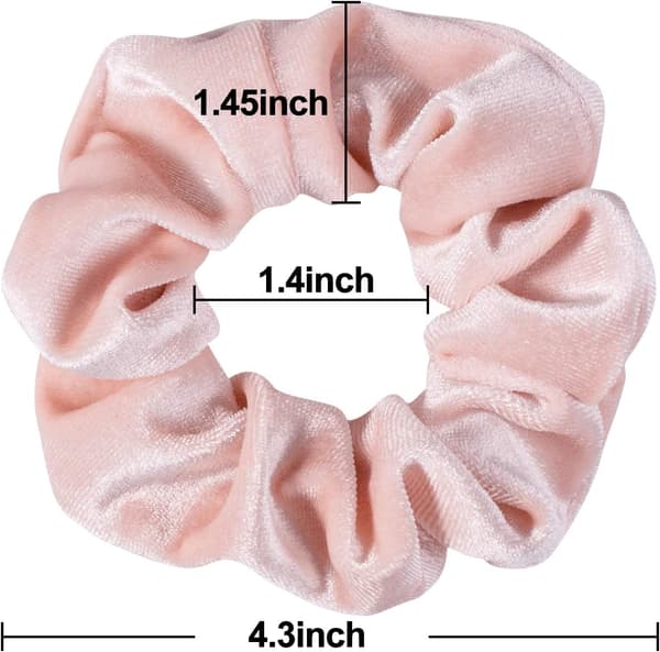 Blush-tema hårruller (12 blush) stretch velvet rosa elsker Ro