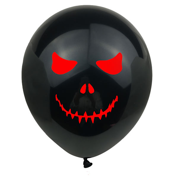 70 stk. Halloween ballon dekorationssæt sort ballon heks