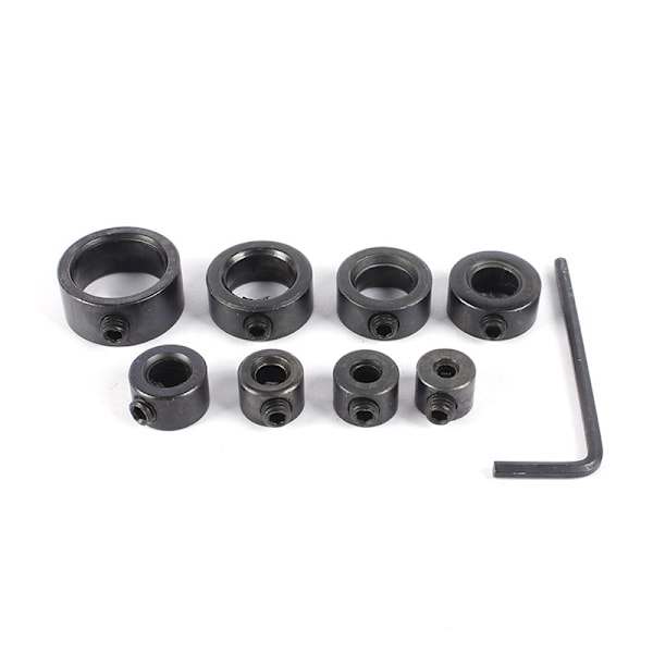 9 st Dowel Djupstopp Begränsare, Lokator Ring Borr Djupstopp, Djupstopp Borr, Positionerare, Lokator, Borr, Hex