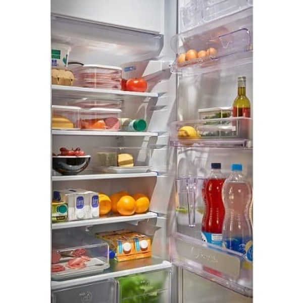 Jääkaappi säilytyslaatikko kannella Frozen kirkasta muovia