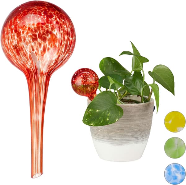 Vattenglober Set om 2, Växter och Blommor Vatten Dispenser, Av