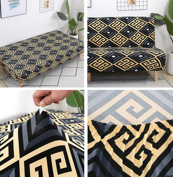 Stretch Armless Sofa Cover, Universal Armless Sofa Cover All Cove