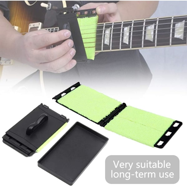 1 st Guitar String Cleaner Hals och Gitarr Instrument Cleaner