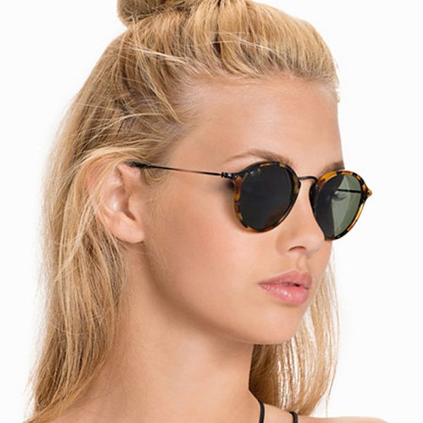 Leopard Style - Polariseret Retro Solbriller til Kvinder, Beskyttende