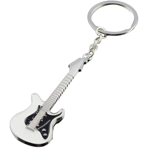 Muodikas metalliavaimenperä, kitaran muotoinen avaimenperä auton  avaimenperän sisustus 4223 | Fyndiq