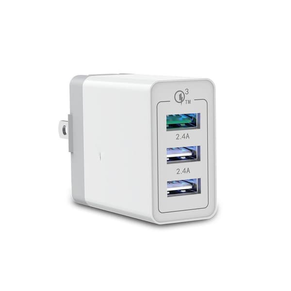 En USB multi-port lader QC3.0 hurtiglading ladehode 2.4A du