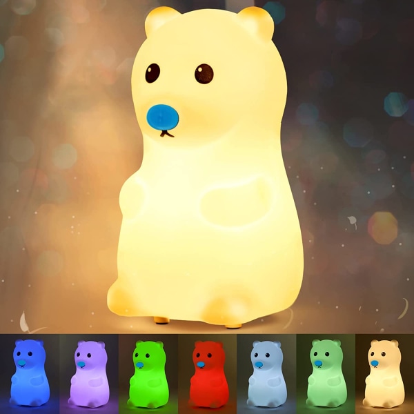 Nattlampa för barn, nattlampor för isbjörnar med B