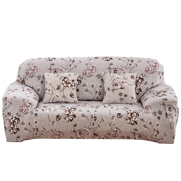 Sofaovertræk 2 Personers 140-180cm Blomster Sofaovertræk med Armlæn Mo