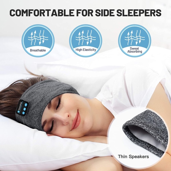 Sleep Hodetelefoner Sports Hodetelefoner med høyttalere Perfekt for Wor