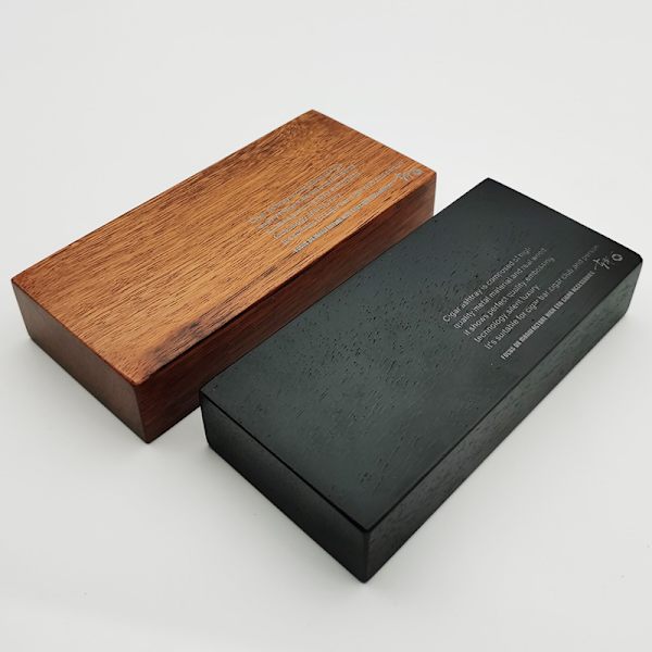 Solid Wood Base Copper Metal Ashtray Cigar|Cigar Accessories（Ebony）