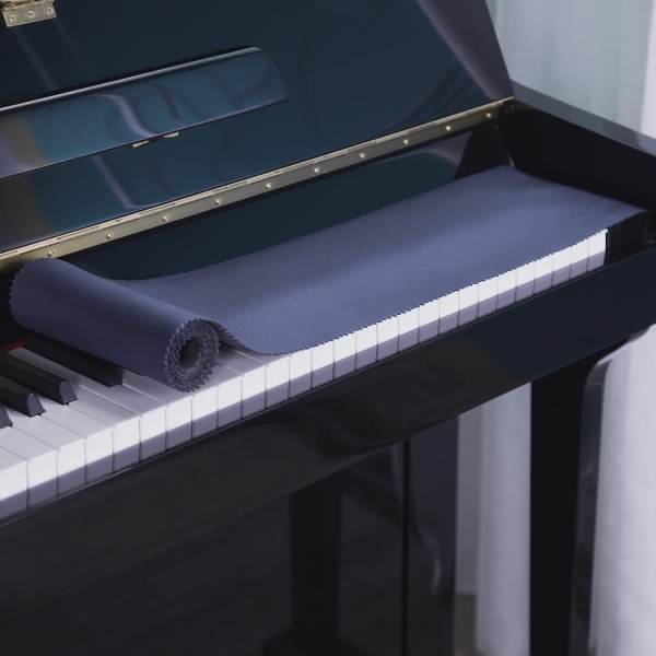 Piano Keyboard Dammskydd Högteknologiskt Tyg Tangentöverdrag för Upright