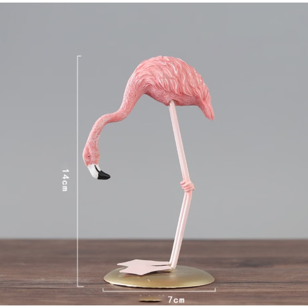 B-Creative Resin Crafts INS Flamingo Cartoon heiluri kotiin livin