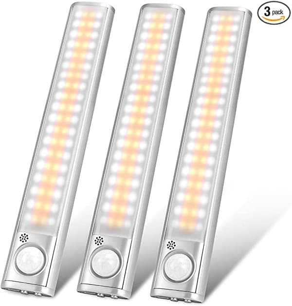 Under-skapbelysning 80 LED Kleskaplys, Bevegelsessensorlys