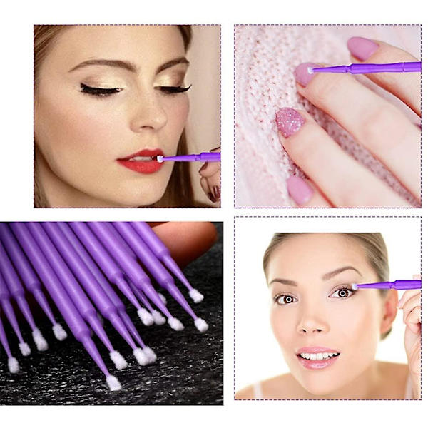 Förpackning med 400 bomullspinnar, Microbrush Micro Brush rengöringssw