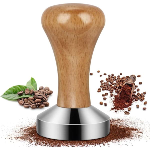 Træ Tamper, Rustfrit Stål Kaffe Tamper Rustfrit Stål Cof