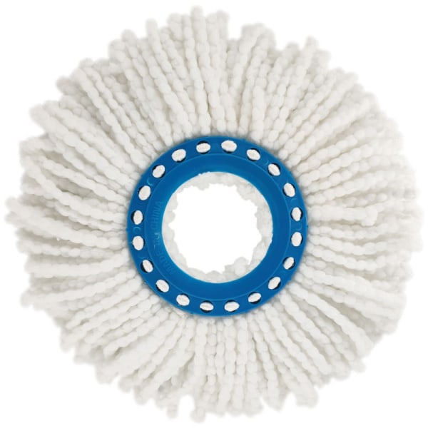 Hvide Clean Twist Disc Moppe-udskiftningshoveder, ideel til fliser og