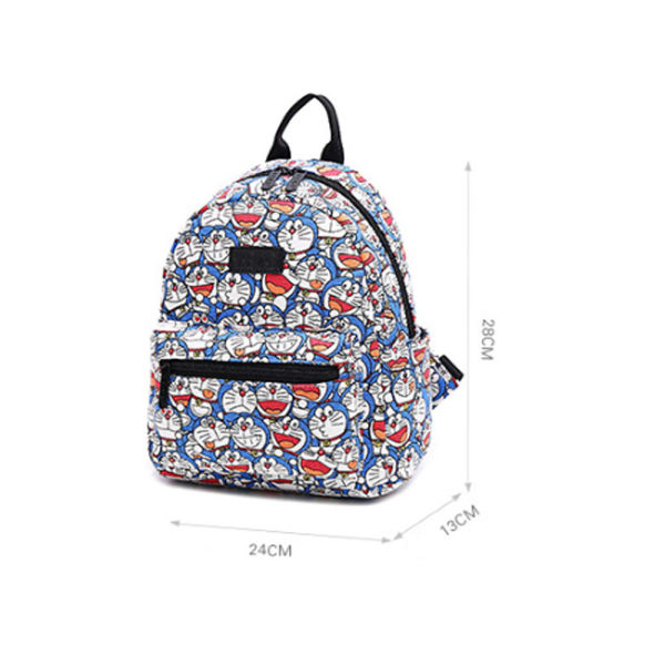 Doraemon rygsæk, 24cm × 13cm × 28cm tegneserie studentertaske fash