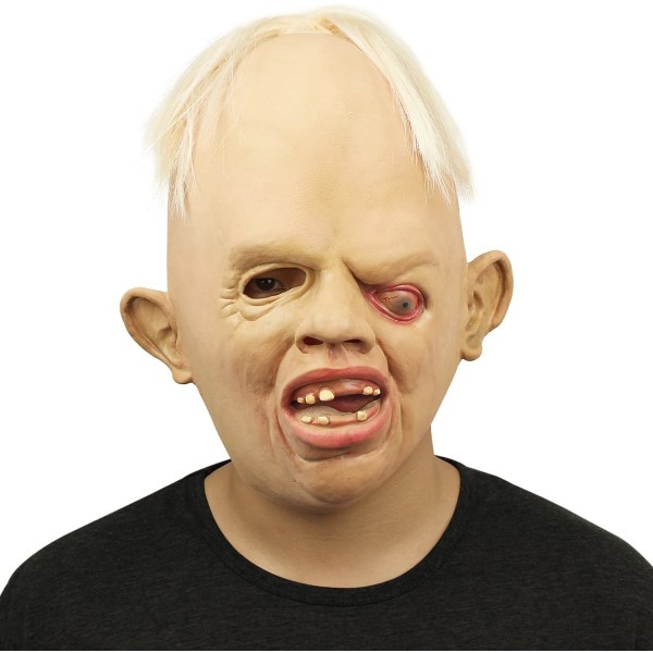 Gummi Latex Skräckmask - för Maskeradfest / Halloween / C