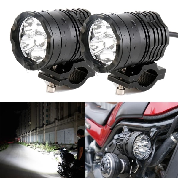 2 stk. LED-spotlights til elbiler og motorcykler