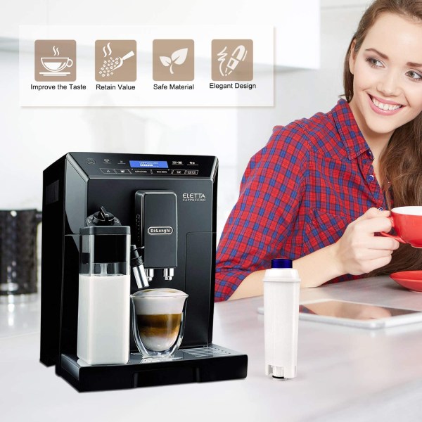Vandfilter til DeLonghi kaffemaskiner, aktivt kul Cartr