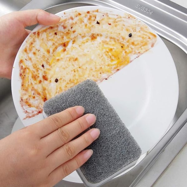 10 Stk Rengøringsskrubbesvamp Praktiske Køkkensvampe Opvasksvampe