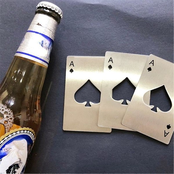 3 farver multi-værktøj poker multi-funktion lomme kort flaske credi