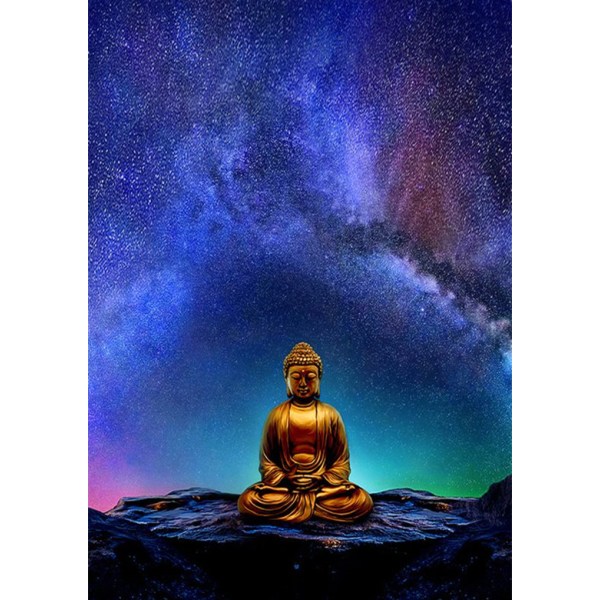 30x40cm 5D DIY Diamantmaleri Full, Buddha Statue Serie#F, DIY Diamant Rhinestone