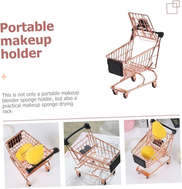 Förvaringsställ Makeup Äggbehållare Skönhetssvamp Torkställ Svamp