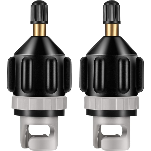 2 stk. oppustelig båd SUP pumpe adapter luft pumpe konverter luftventil adapter konventionel luft pumpe adapter pumpehoved konnektor til oppustelig kajak stand up paddle board oppustelig