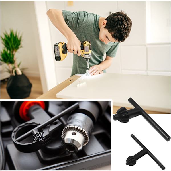 Chucknøkkel (6 stk) 4/6/10/13/16/20mm Universal Drill Chuck Key