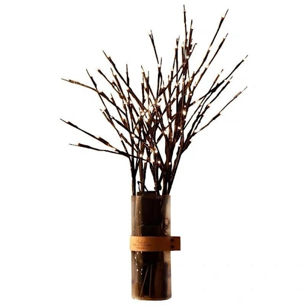 3 st LED-simuleringsgren blomsterarrangemang ljusslinga crea