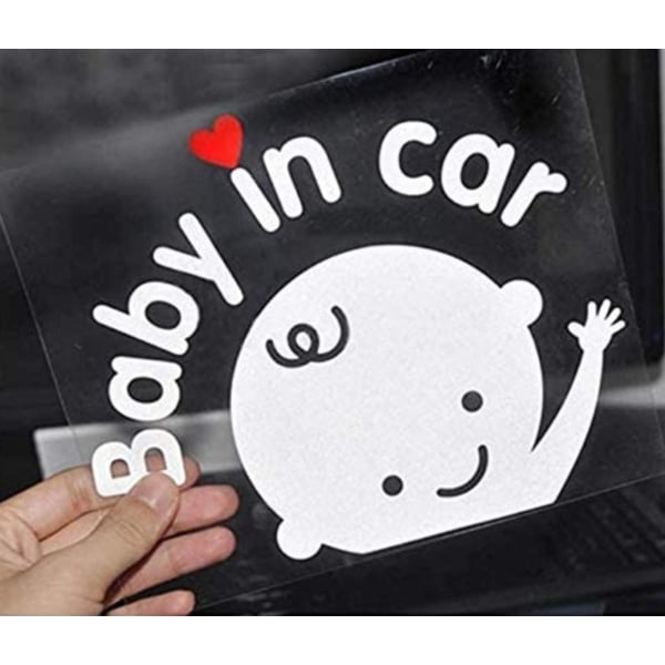 Passionen Baby in Car Viftande klistermärke Baby on Board Sign for Ca