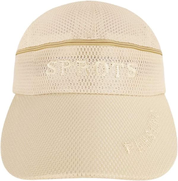 Avtagbar Baseballkeps, Andningsbar Mesh Solhatt, Tom Mössa