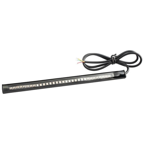 2 stk. LED-baglygte til motorcykel, tynd fleksibel lysstrimmel 48S