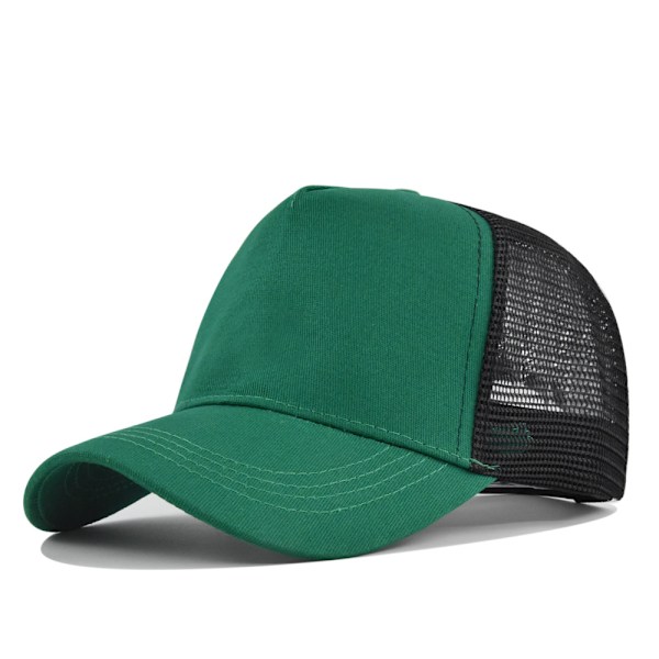Keps Basebollkeps Enfärgad Meshkeps Andningsbar green
