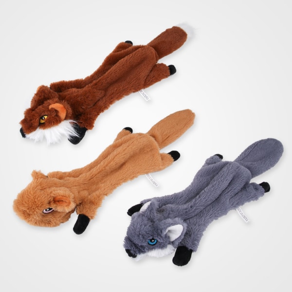 3-pack hund leksaker, interaktiva tuggleksaker för hundar, små leksaker, plyschleksaker för små och medelstora hundar