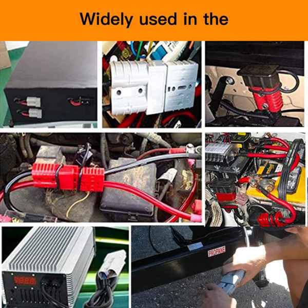 Til Anderson Style Stikkontakter 50a 600v Terminaler Stik Gule