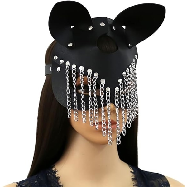 Catwoman-mask, sexig mask för vuxna kvinnor, karnevalsmas