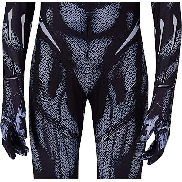 Svart Panther tights hjälte cosplay barnkläder vuxen kostym