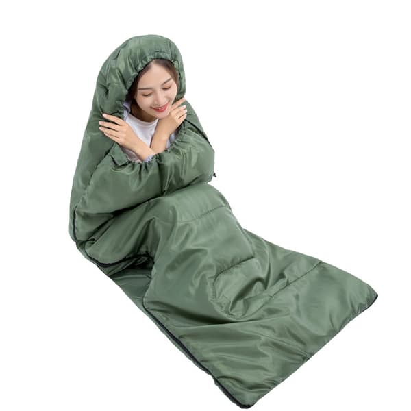 Sovsäck, 3-4 säsonger sovsäck camping, liten förpackning, varm täcke sovsäck
