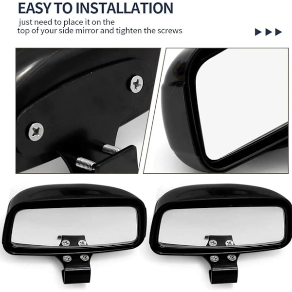Blind Spot Mirror, Car Blind Spot Mirror, 2PCS Wide Angle Adjust